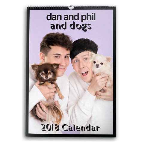 dan and phil dog calendar|Dan and Phil and Dogs 2018 Calendar .
